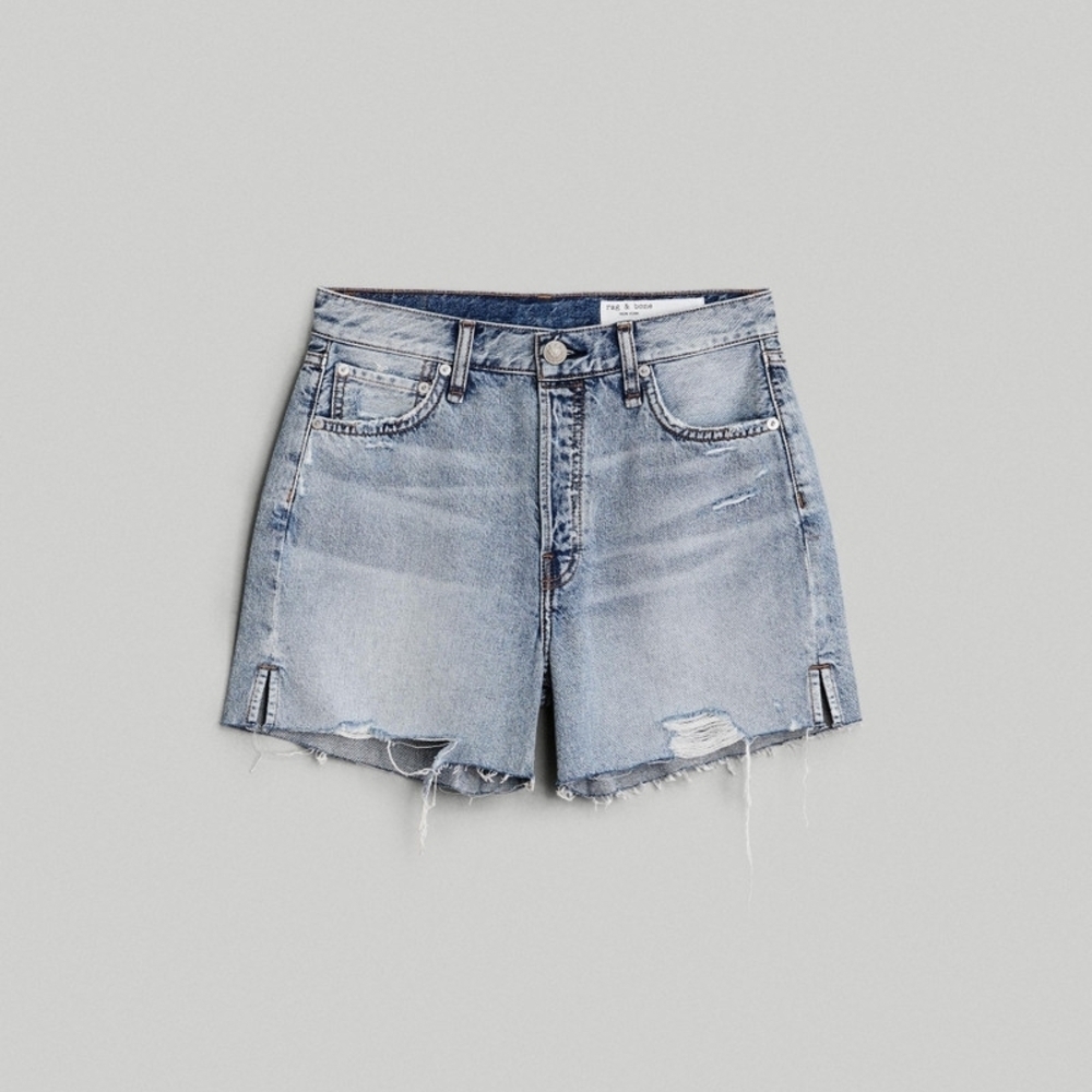 Rag & Bone Vintage Cut Off 4" Short - Sunfade High-Rise Rigid Short Sz 31